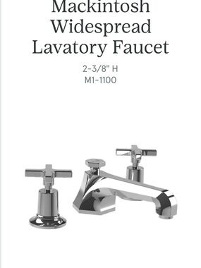 Mackintosh 3-Hole Basin Mixer in Silver Nickel